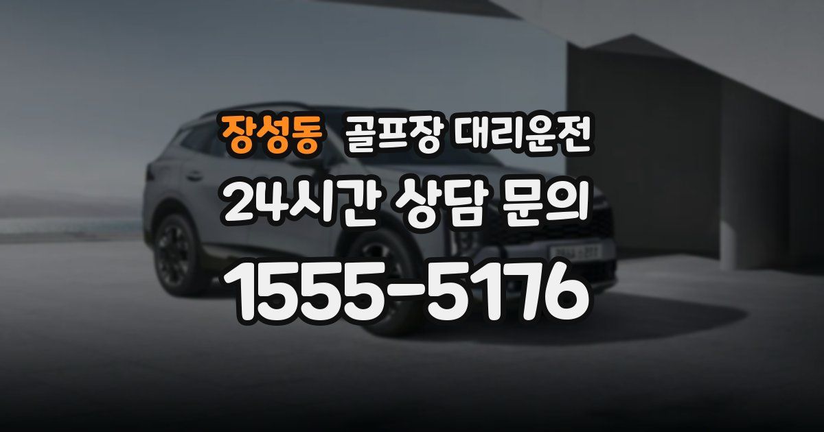 골프장 대리운전 서비스