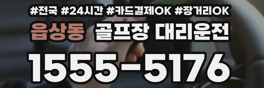 읍상동 골프장 대리운전