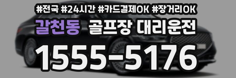 갈천동 골프장 대리운전
