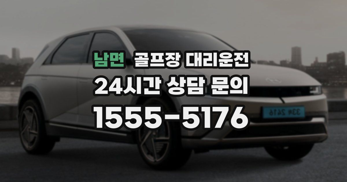 골프장 대리운전 서비스