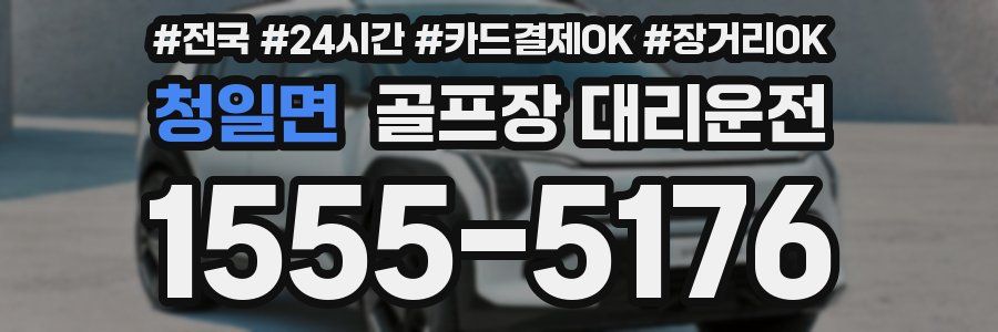 청일면 골프장 대리운전