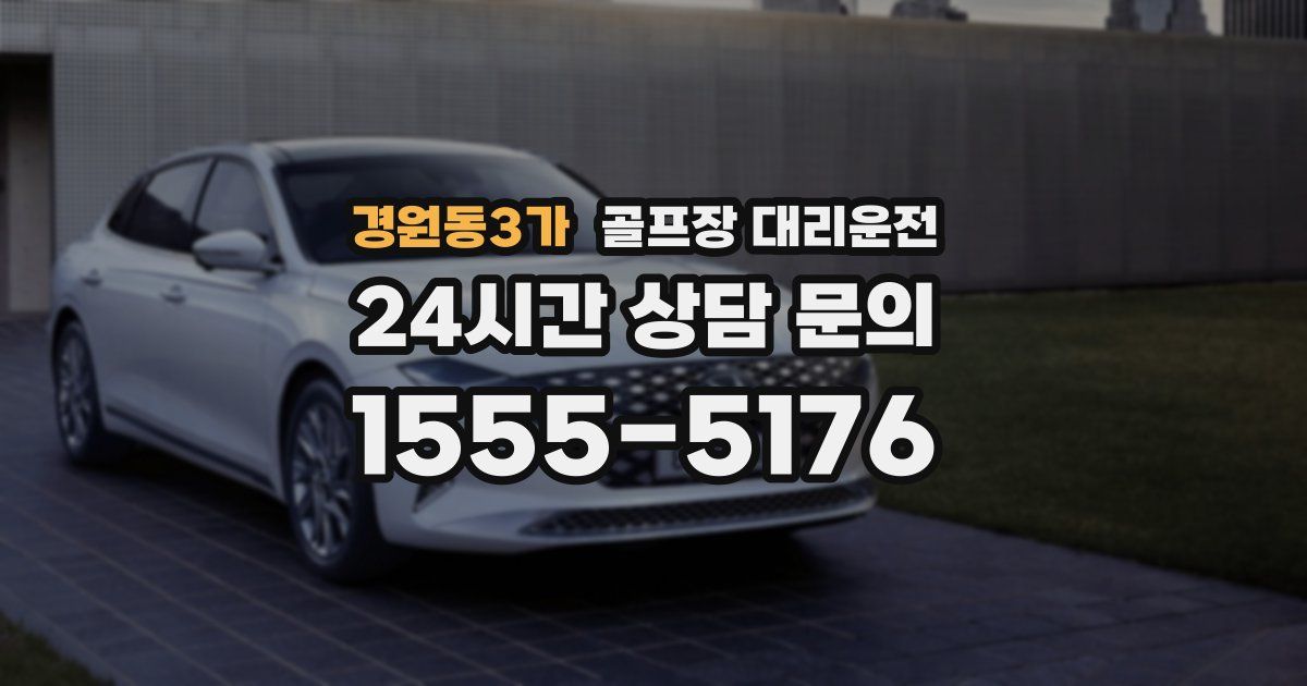 골프장 대리운전 서비스