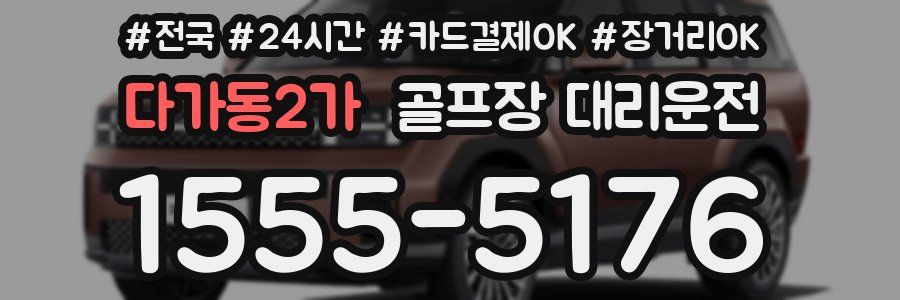 다가동2가 골프장 대리운전