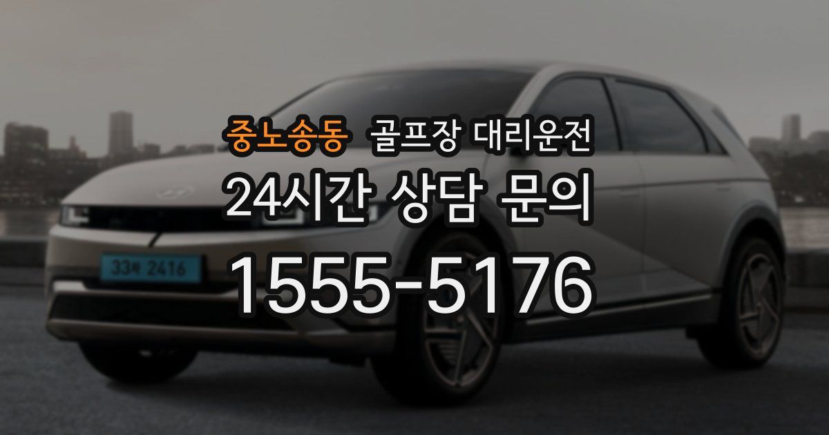 골프장 대리운전 서비스