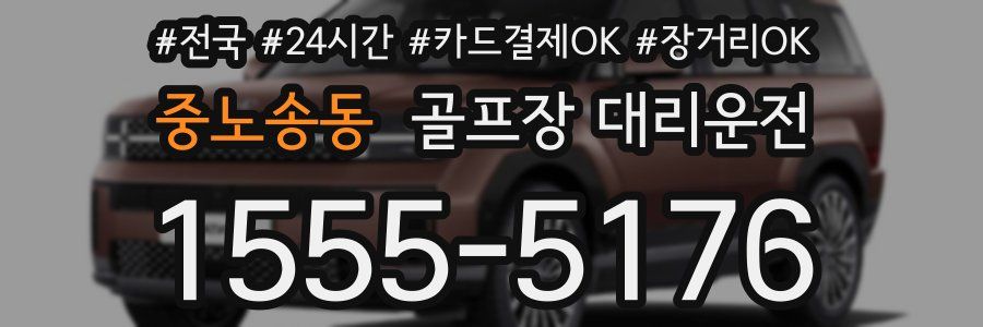 중노송동 골프장 대리운전