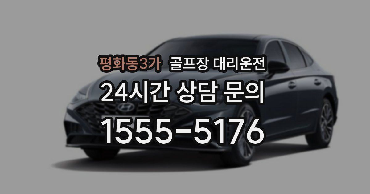 골프장 대리운전 서비스