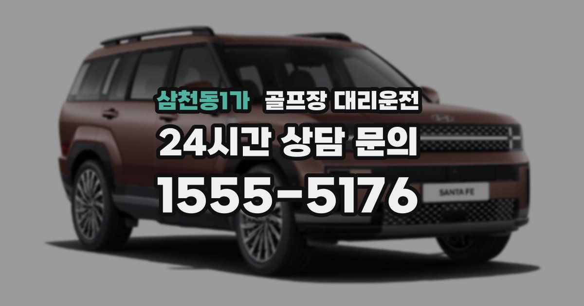 골프장 대리운전 서비스