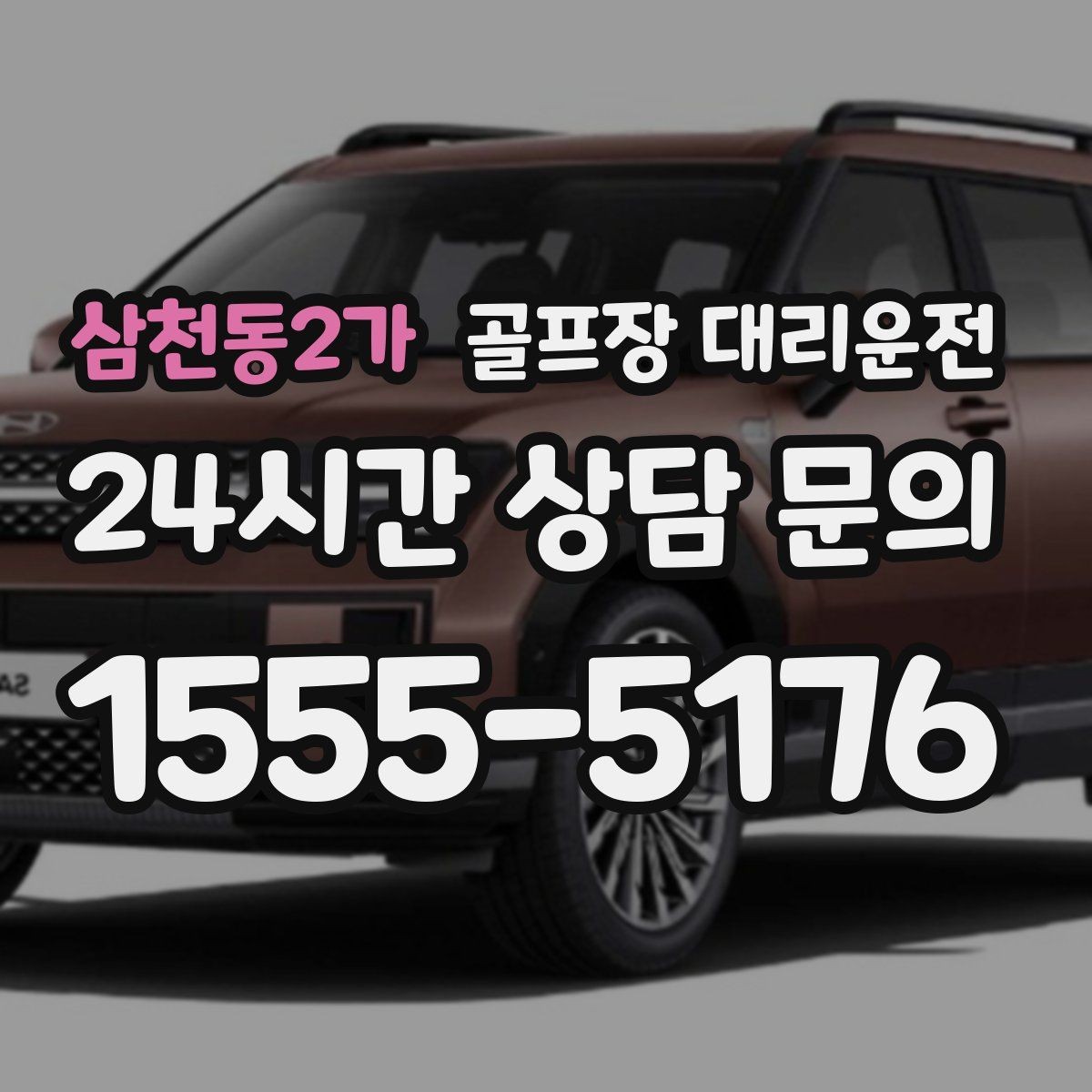 삼천동2가 골프장 대리운전 코스 간 이동이 많은 날의 한 줄 동선