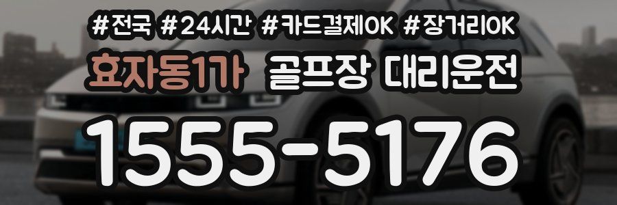 효자동1가 골프장 대리운전