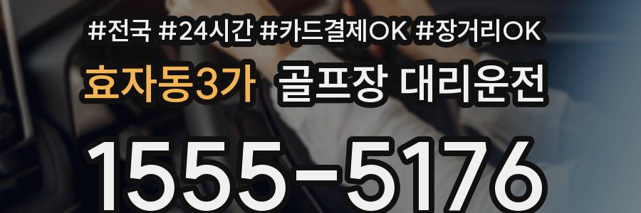 효자동3가 골프장 대리운전