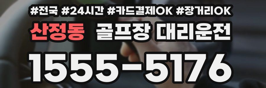 산정동 골프장 대리운전