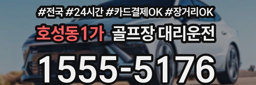 호성동1가 골프장 대리운전