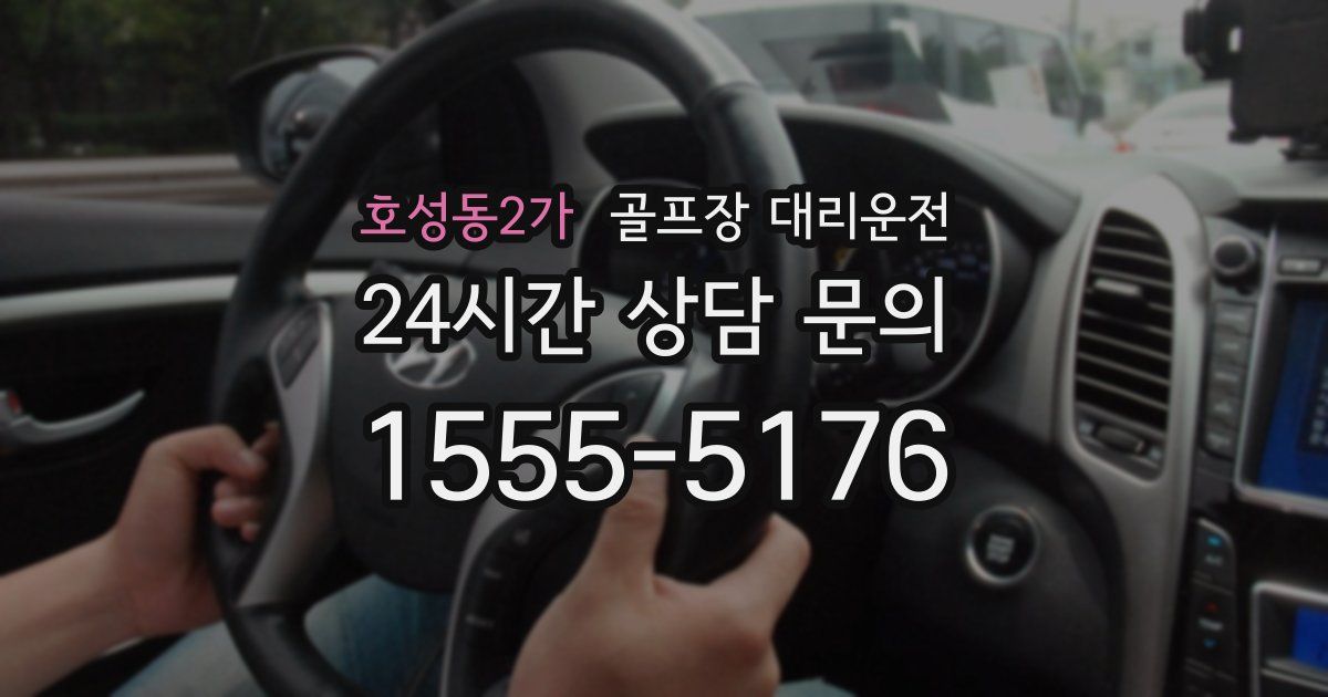 골프장 대리운전 서비스