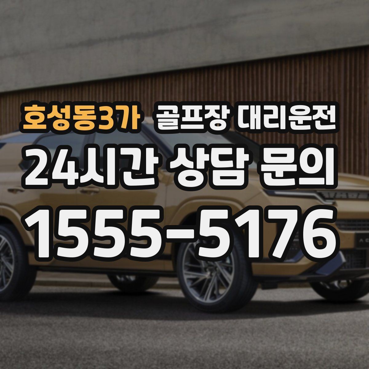 호성동3가 골프장 대리운전 골프백 다수 적재를 고려한 차량 구성