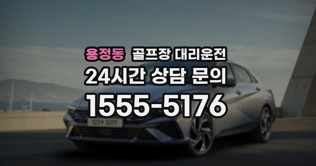 골프장 대리운전 서비스