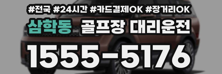 삼학동 골프장 대리운전