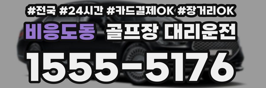 비응도동 골프장 대리운전