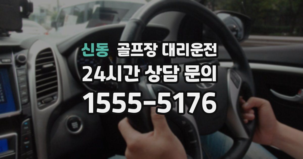 골프장 대리운전 서비스