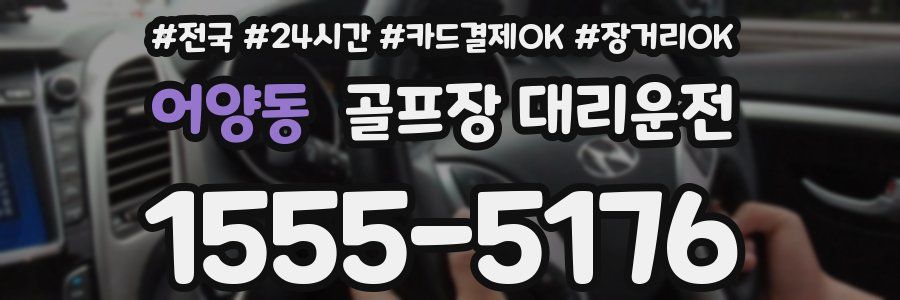 어양동 골프장 대리운전