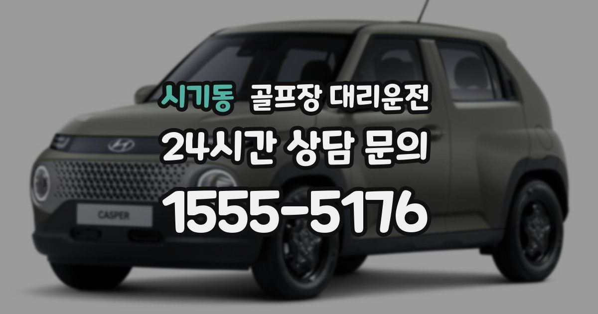 골프장 대리운전 서비스