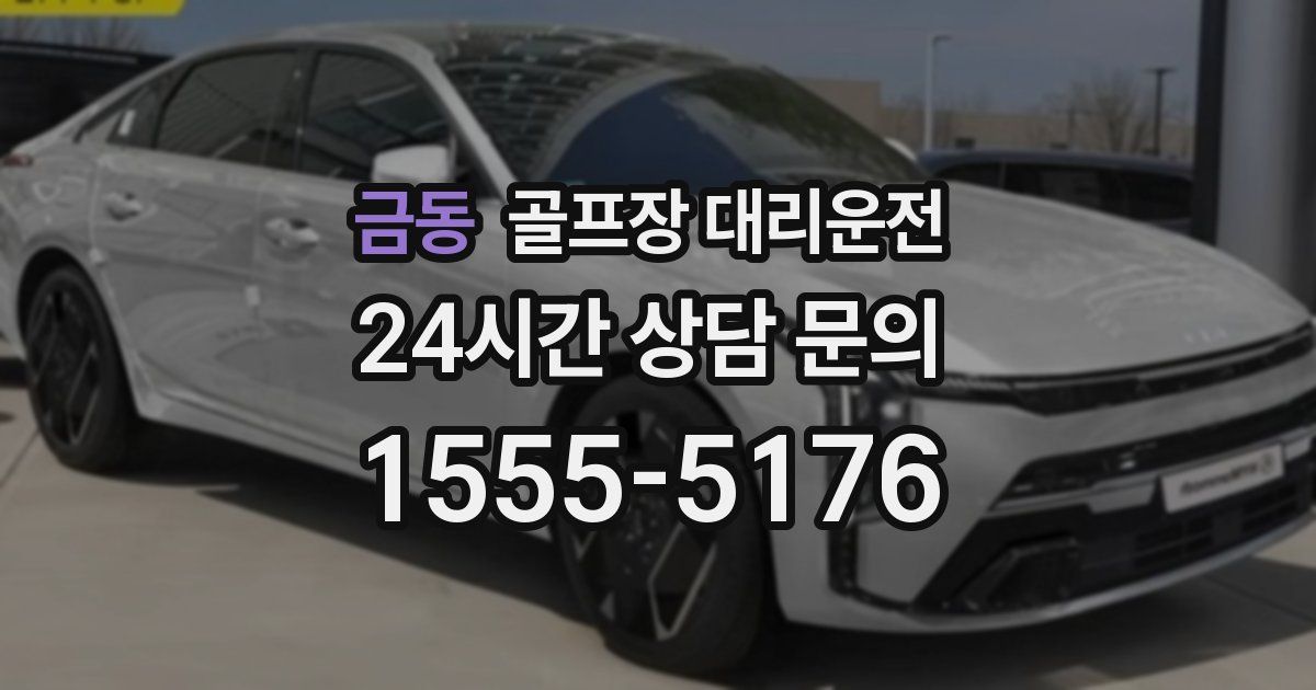 골프장 대리운전 서비스