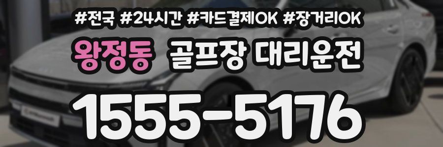 왕정동 골프장 대리운전