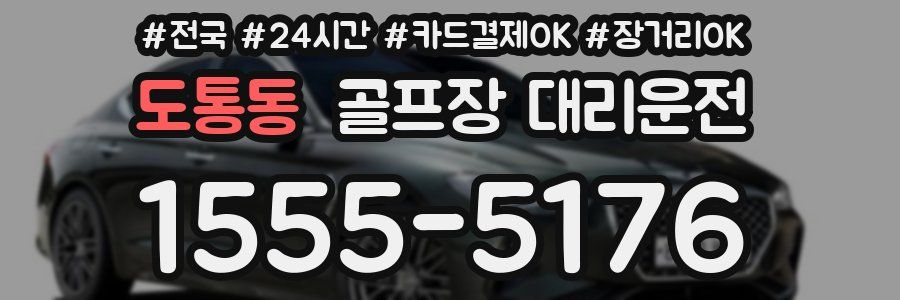 도통동 골프장 대리운전