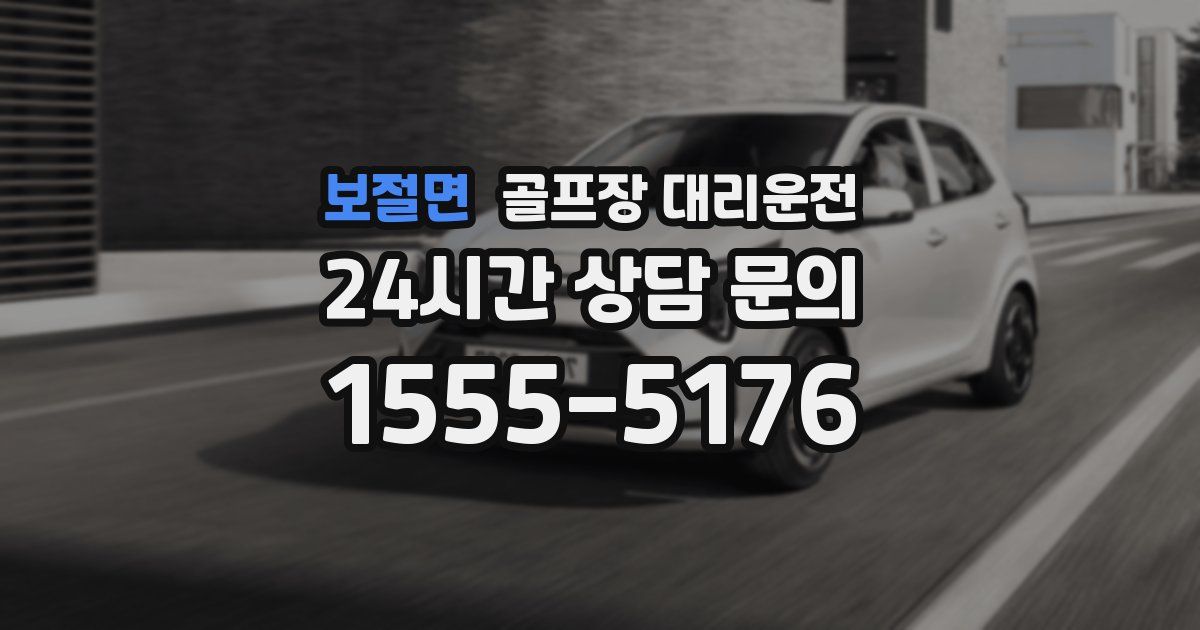 골프장 대리운전 서비스
