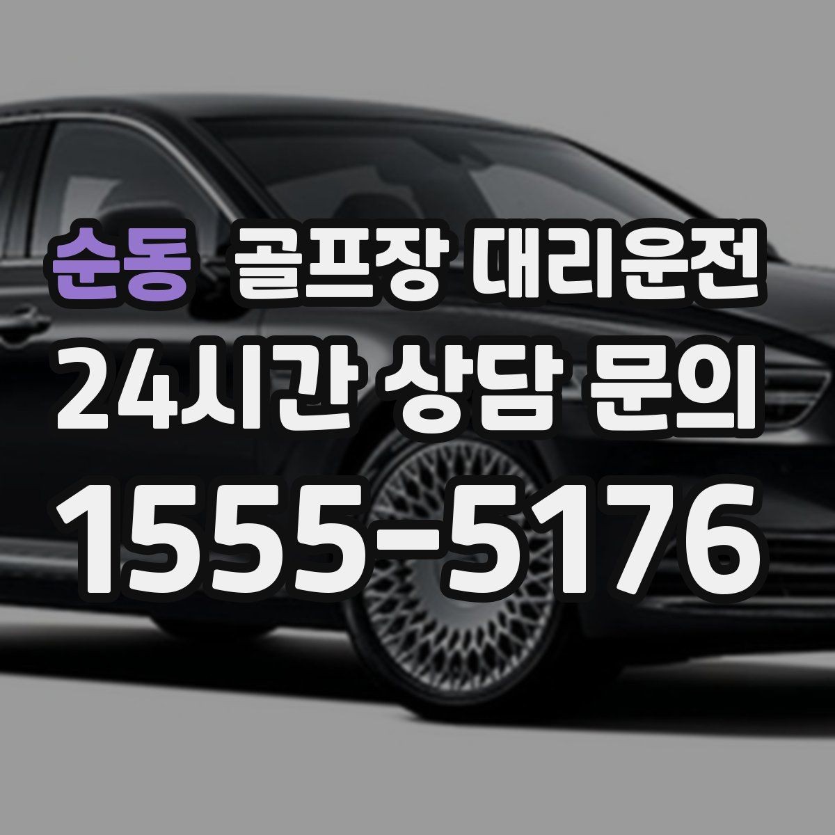 순동 골프장 대리운전 코스 주차 특징을 반영한 안전 진입