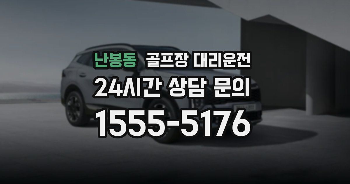 골프장 대리운전 서비스