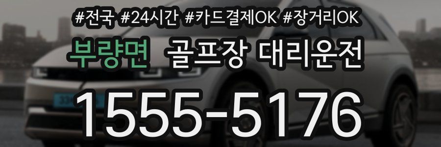 부량면 골프장 대리운전