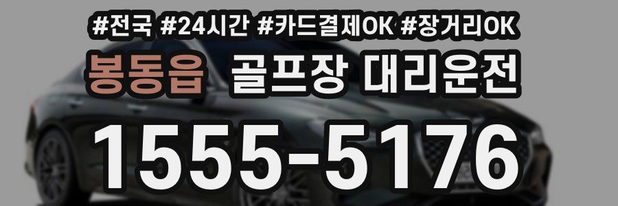 봉동읍 골프장 대리운전