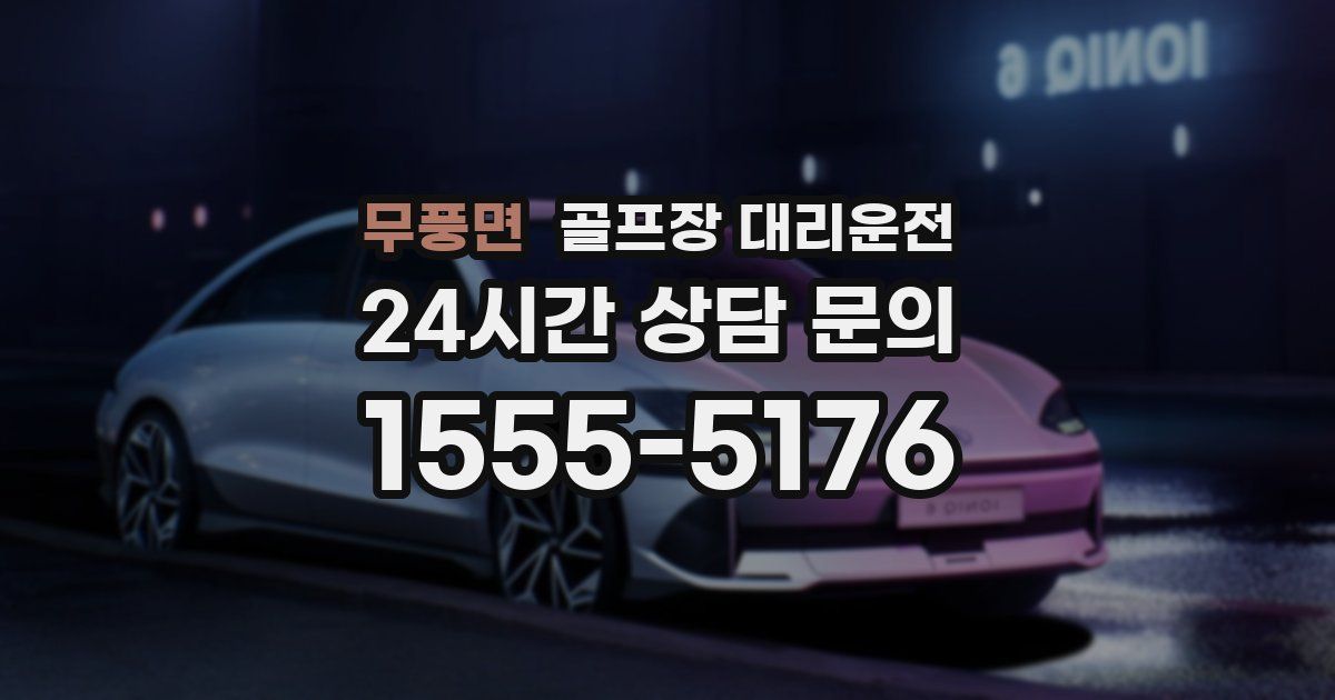 골프장 대리운전 서비스