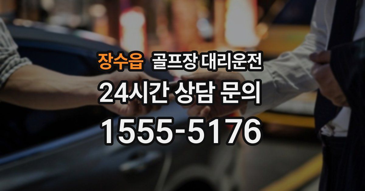 골프장 대리운전 서비스