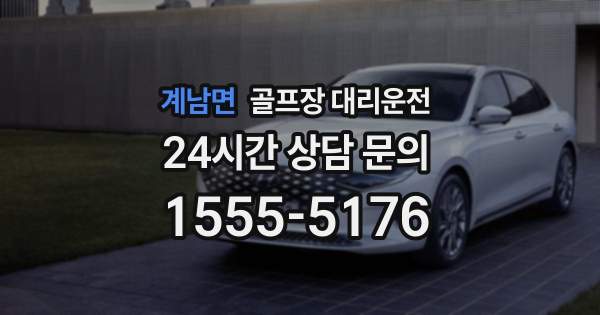 골프장 대리운전 서비스