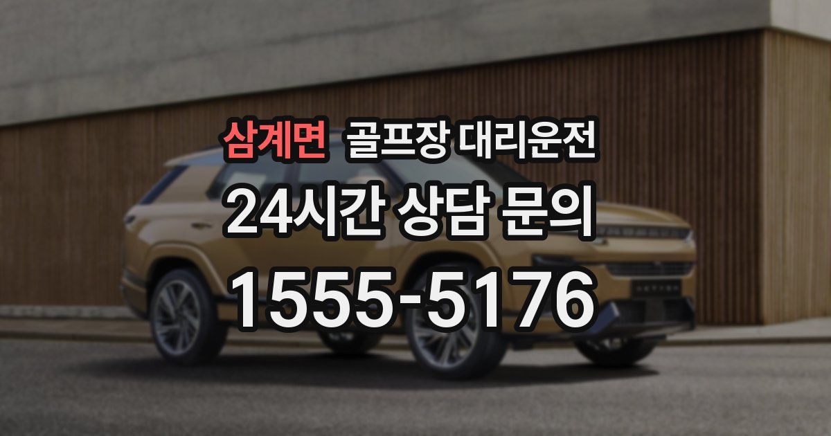 골프장 대리운전 서비스