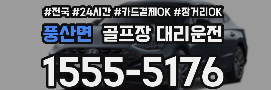 풍산면 골프장 대리운전