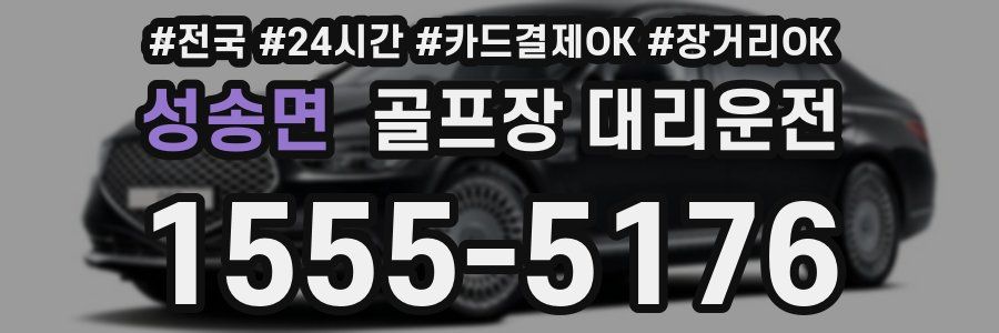 성송면 골프장 대리운전