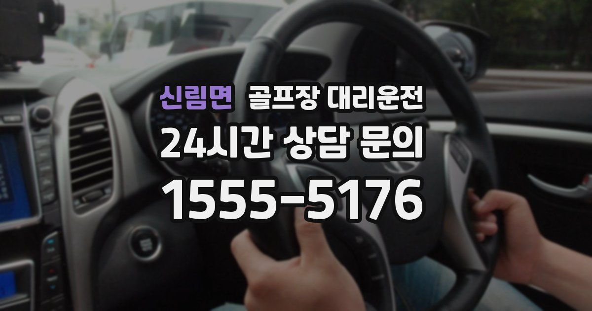 골프장 대리운전 서비스