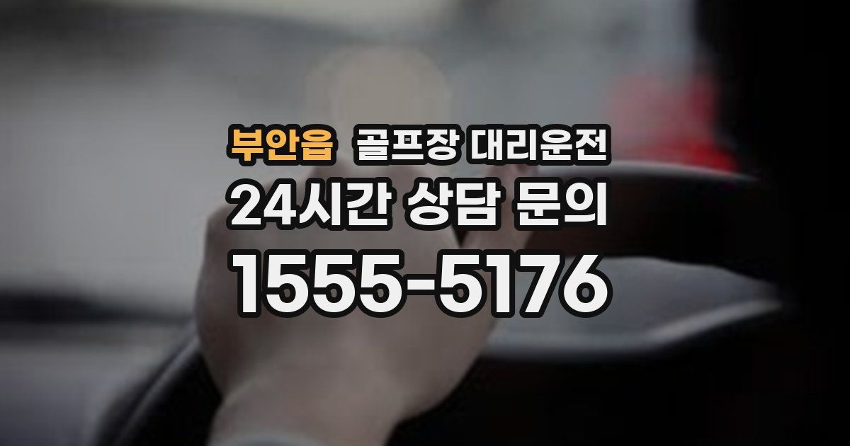 골프장 대리운전 서비스