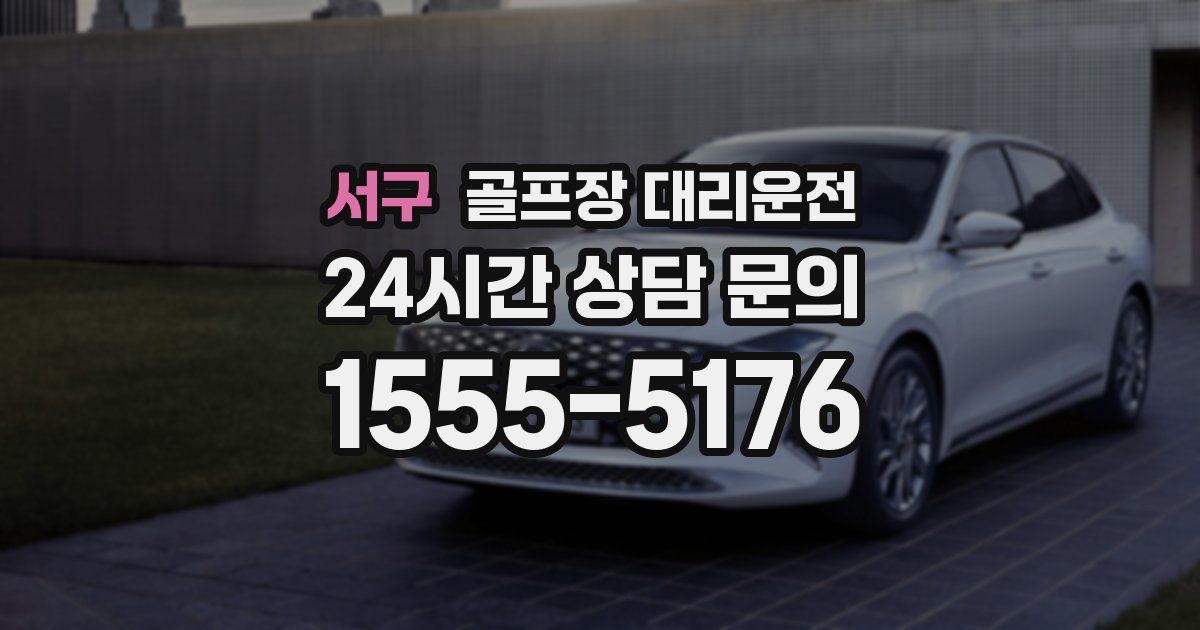 골프장 대리운전 서비스