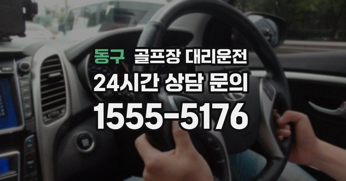 골프장 대리운전 서비스