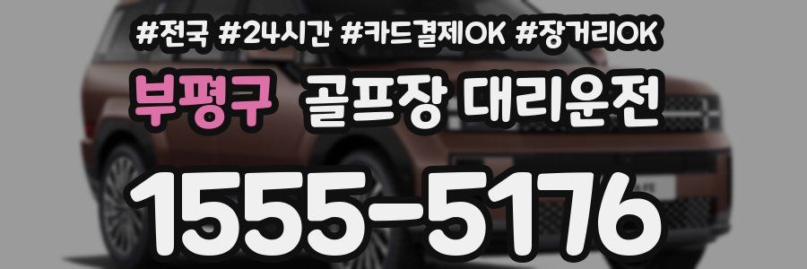 부평구 골프장 대리운전