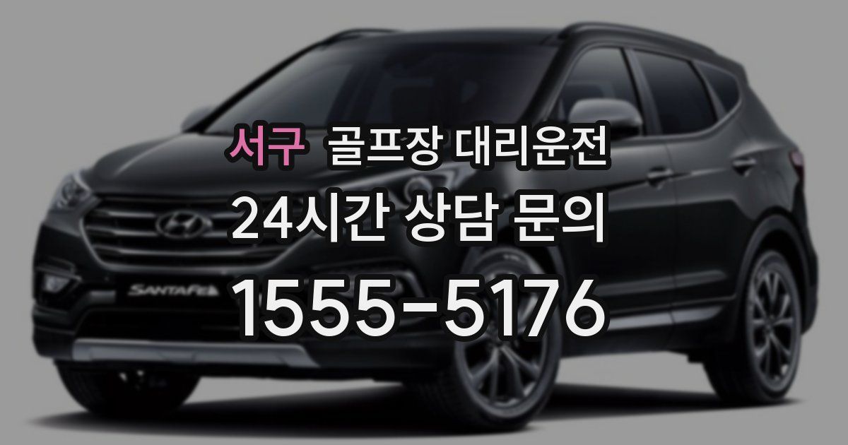 골프장 대리운전 서비스