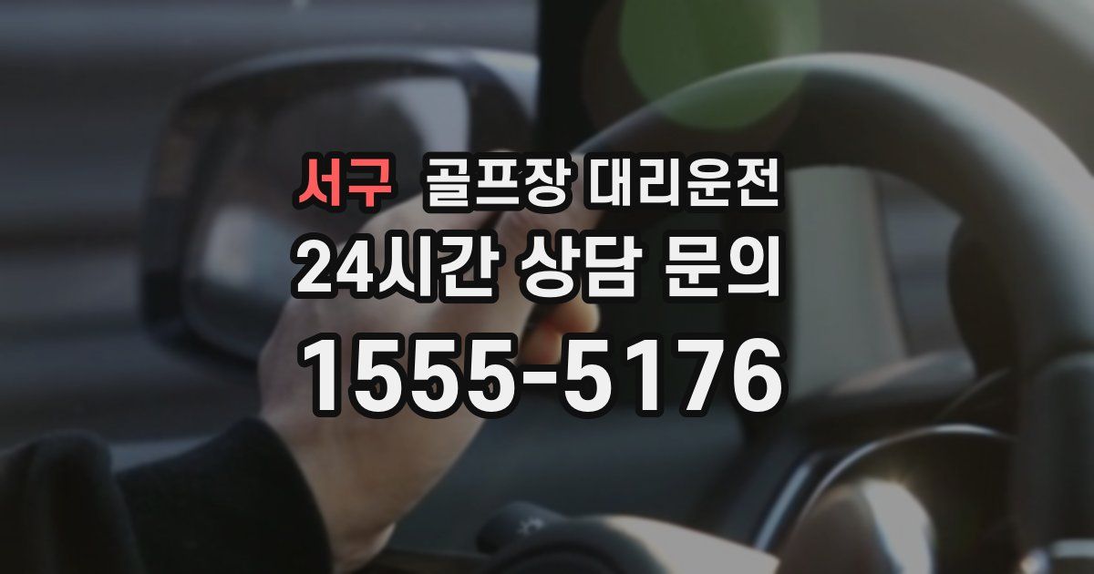 골프장 대리운전 서비스