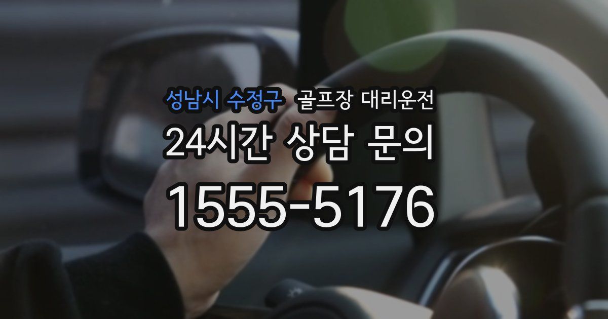 골프장 대리운전 서비스