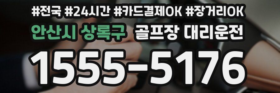 안산시 상록구 골프장 대리운전