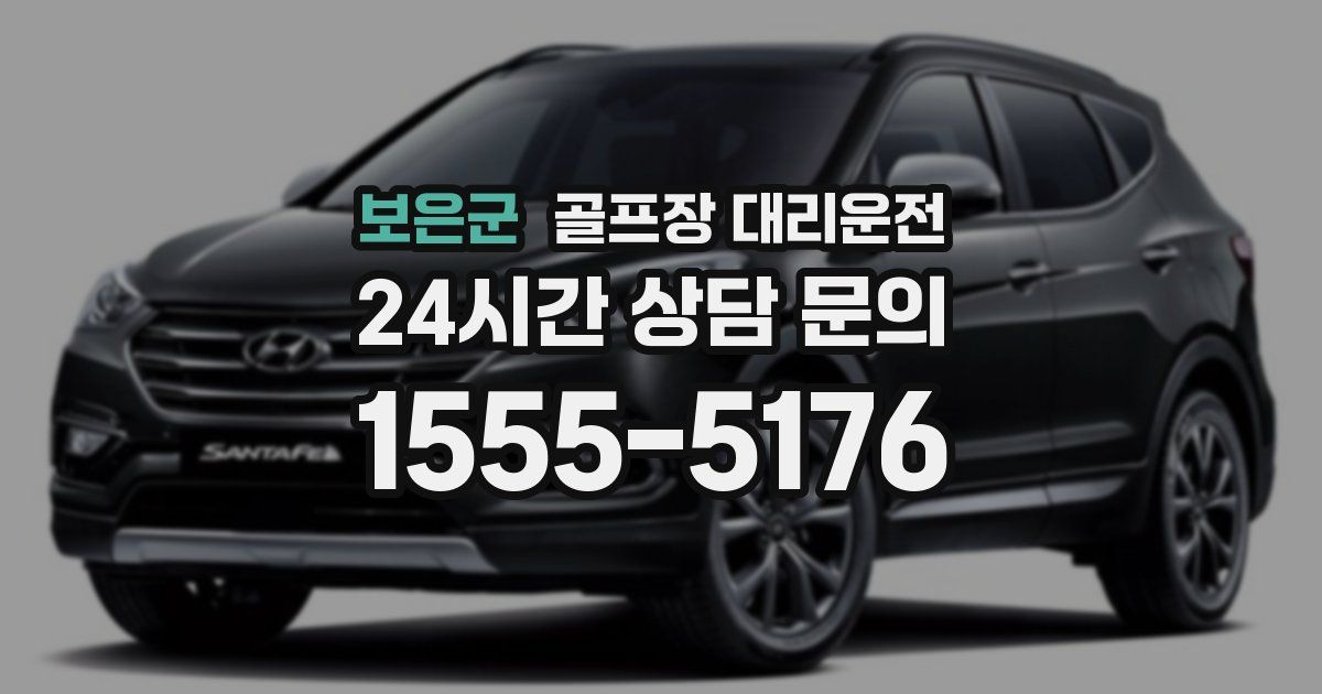 골프장 대리운전 서비스