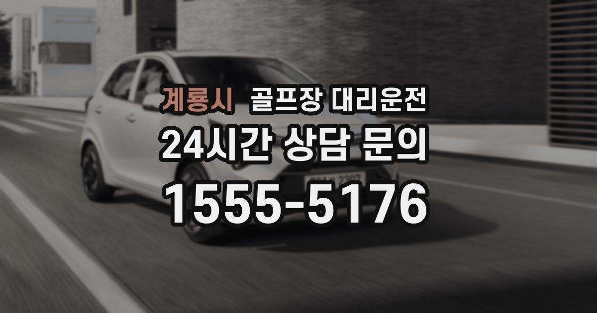 골프장 대리운전 서비스