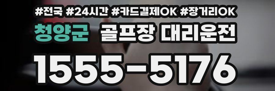 청양군 골프장 대리운전